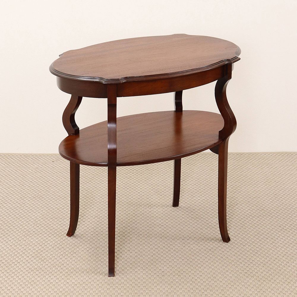 オーバル型の棚がポイント♪ オケージョナルテーブル VC97-065