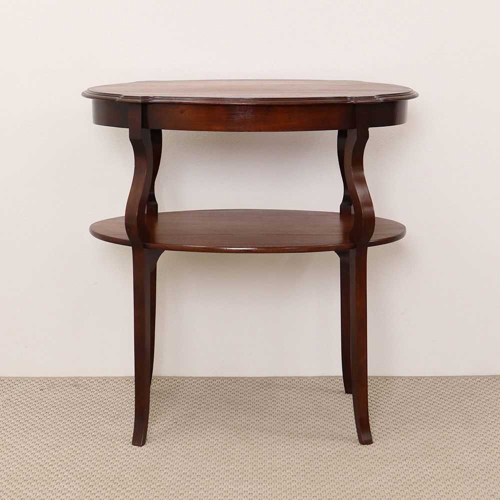 オーバル型の棚がポイント♪ オケージョナルテーブル VC97-065