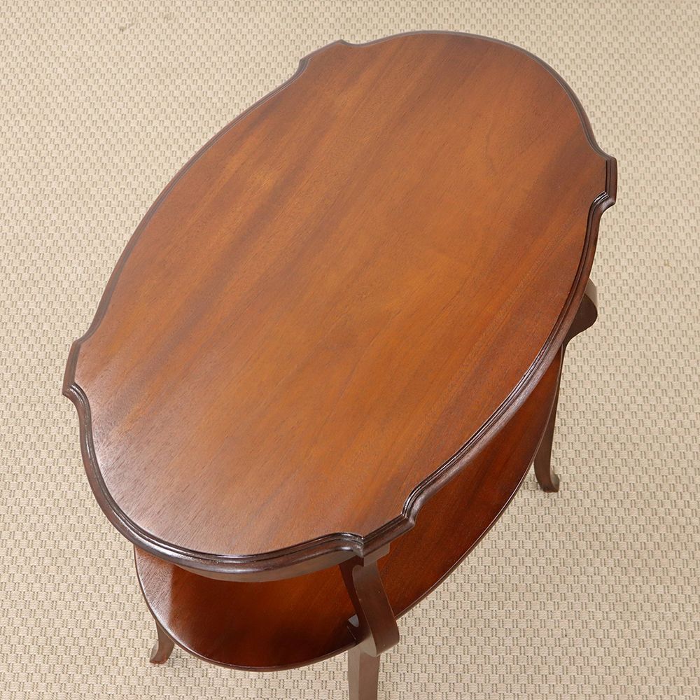 オーバル型の棚がポイント♪ オケージョナルテーブル VC97-065