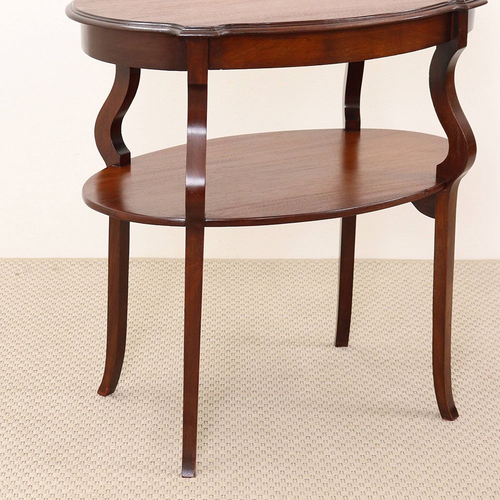 オーバル型の棚がポイント♪ オケージョナルテーブル VC97-065