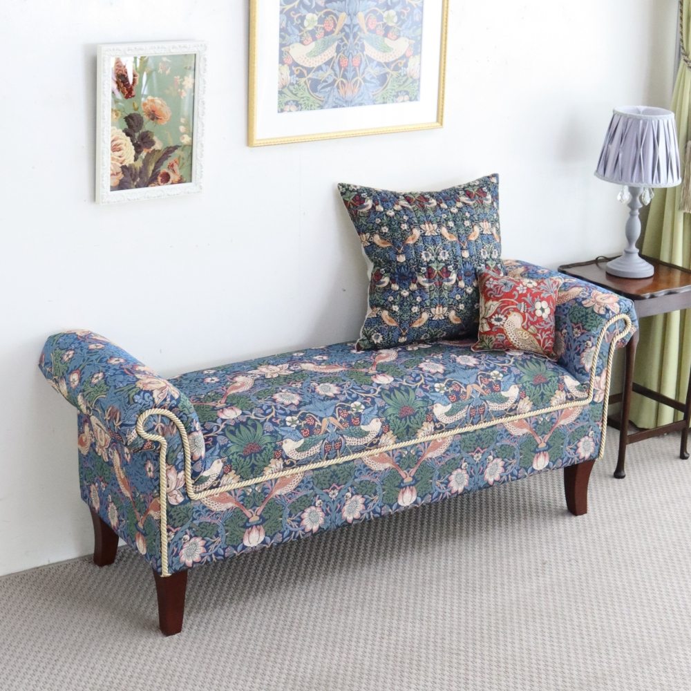 オシャレなくつろぎベンチ♪ ロールアームベンチ VI1-33031RB-VI02