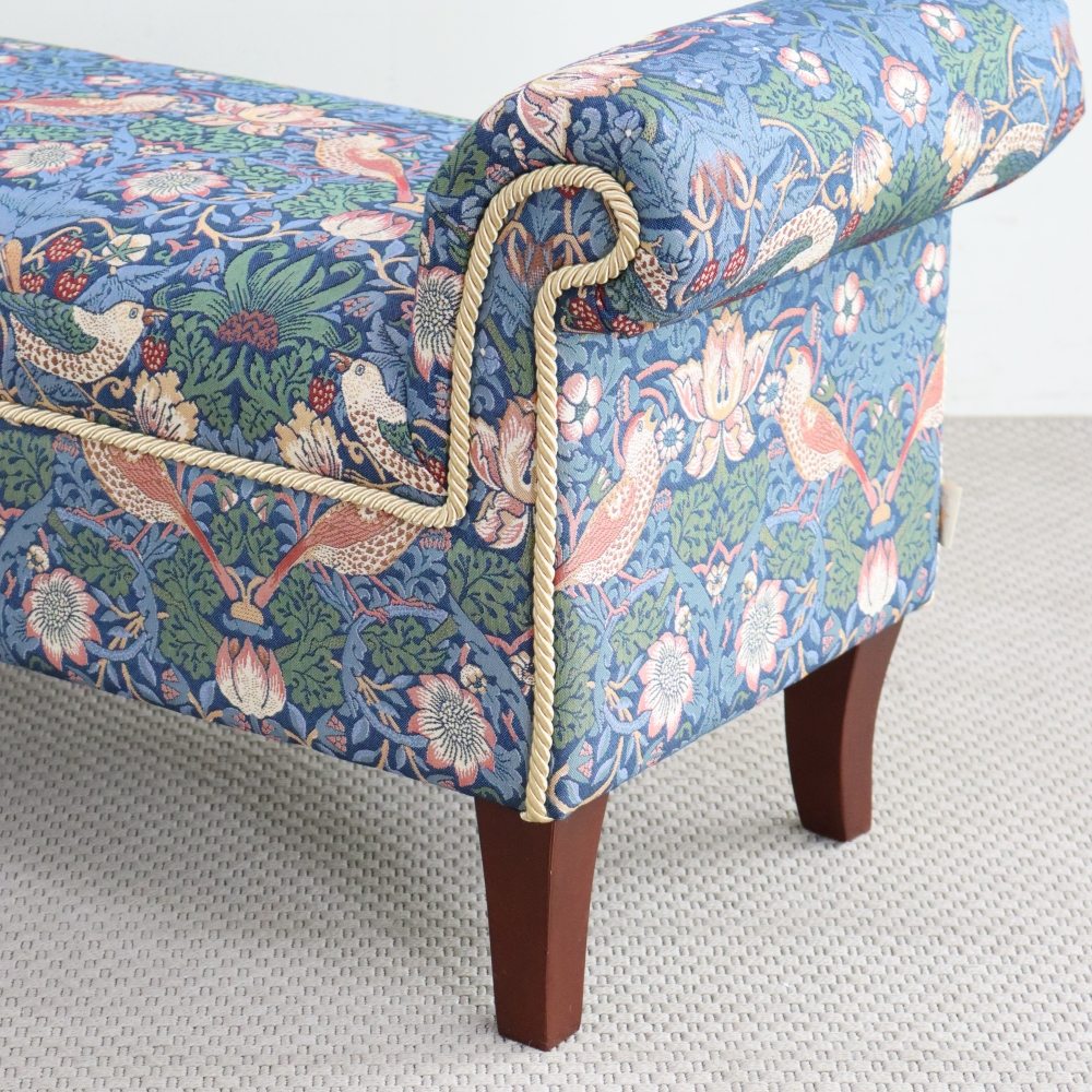 オシャレなくつろぎベンチ♪ ロールアームベンチ VI1-33031RB-VI02