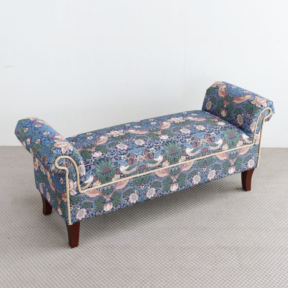 オシャレなくつろぎベンチ♪ ロールアームベンチ VI1-33031RB-VI02