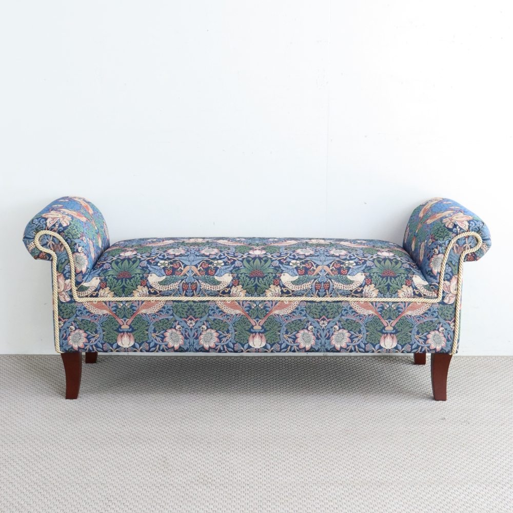 オシャレなくつろぎベンチ♪ ロールアームベンチ VI1-33031RB-VI02