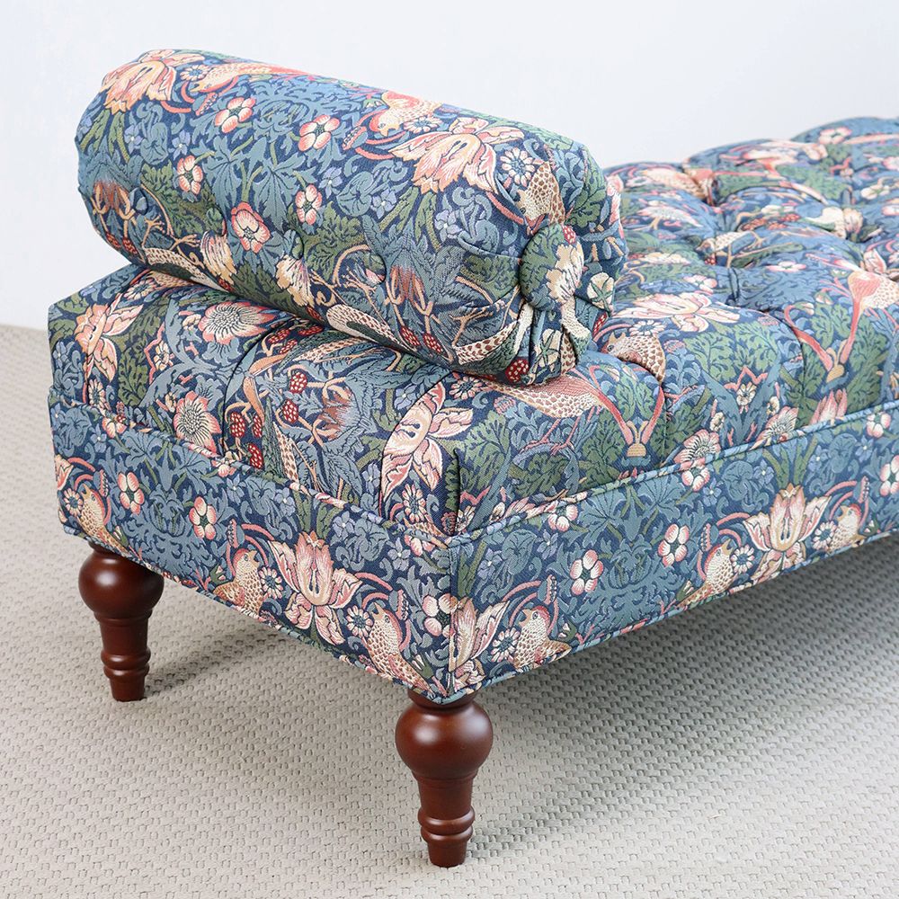 オシャレな彩りのイチゴドロボウ♪ ボルスターベンチ VI1-36005BB-VI02