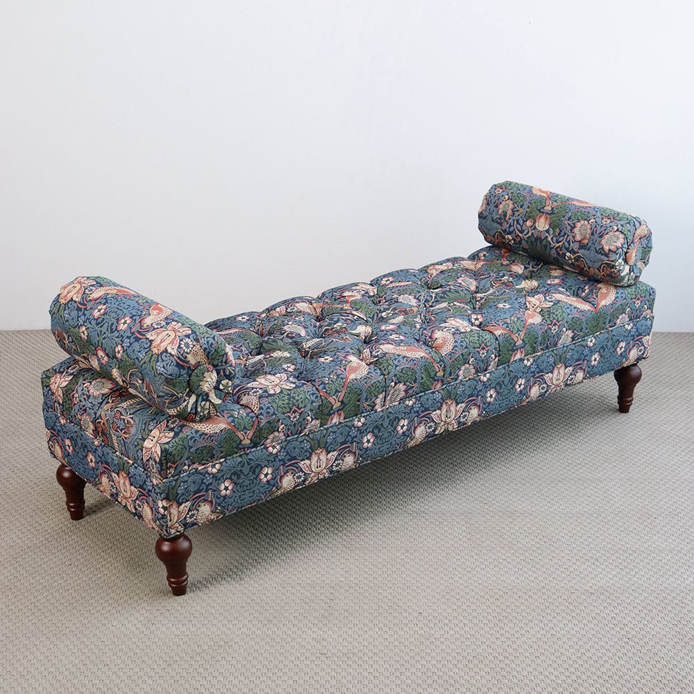 オシャレな彩りのイチゴドロボウ♪ ボルスターベンチ VI1-36005BB-VI02