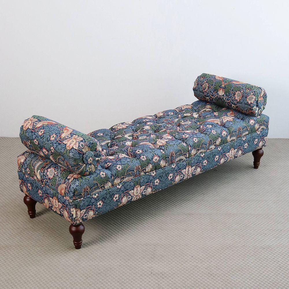 オシャレな彩りのイチゴドロボウ♪ ボルスターベンチ VI1-36005BB-VI02