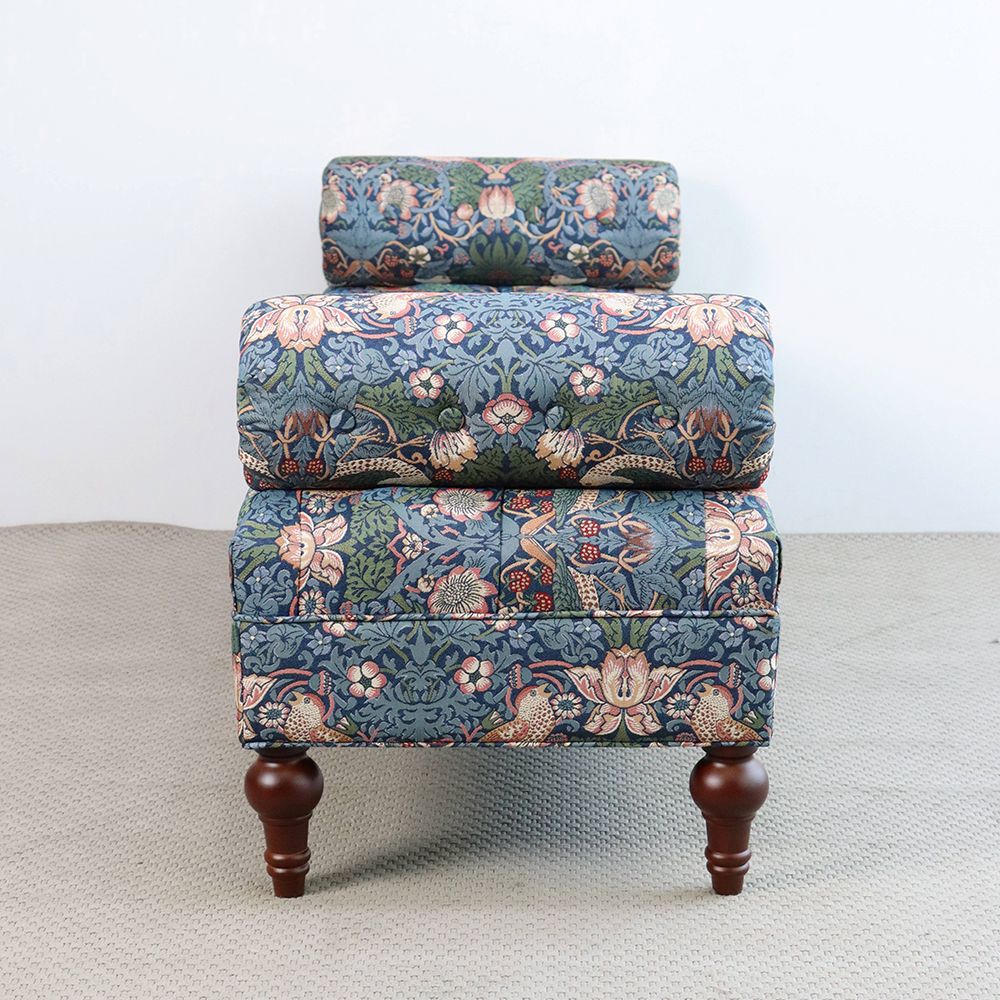 オシャレな彩りのイチゴドロボウ♪ ボルスターベンチ VI1-36005BB-VI02