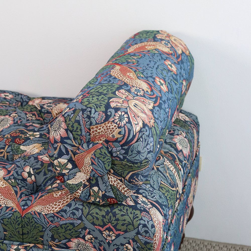 オシャレな彩りのイチゴドロボウ♪ ボルスターベンチ VI1-36005BB-VI02