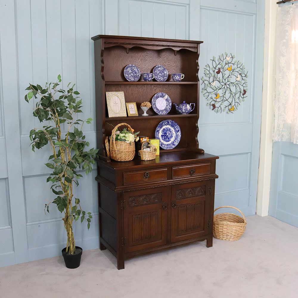 オシャレに収納しましょ♪ 食器棚/OLD CHARM VS1-571