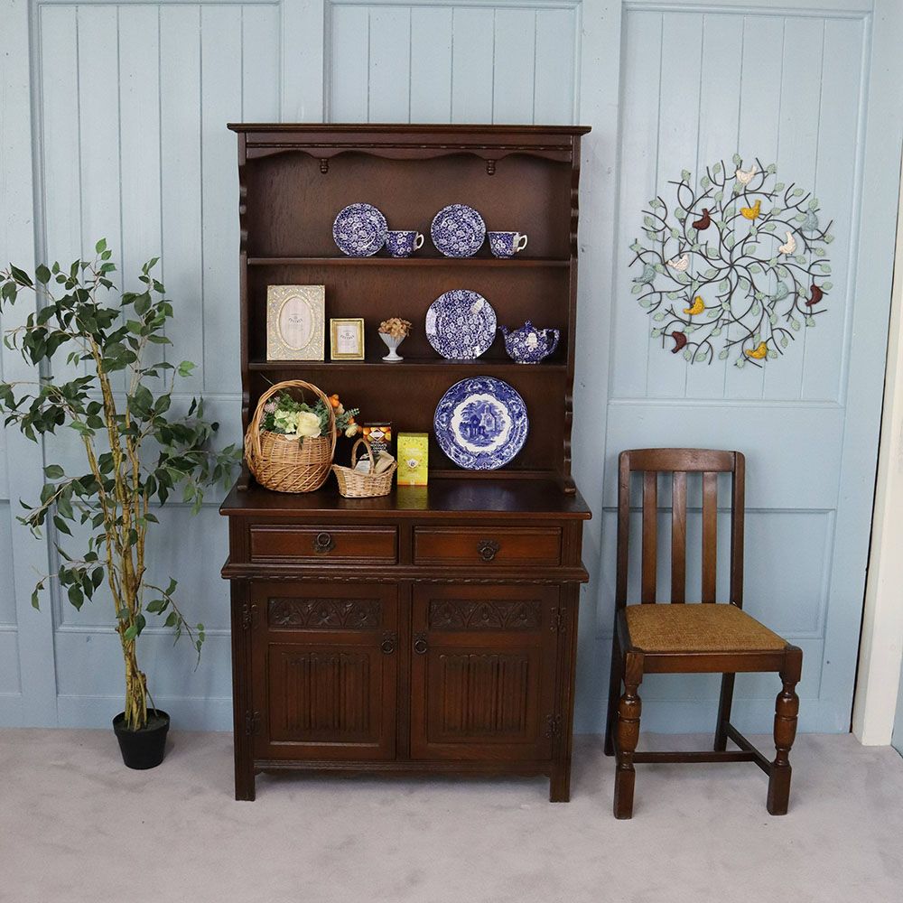 オシャレに収納しましょ♪ 食器棚/OLD CHARM VS1-571