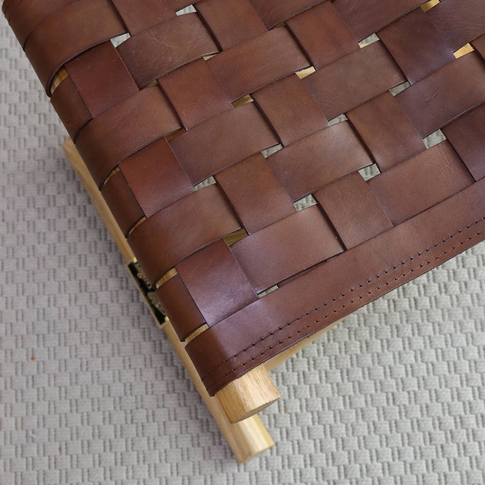 カッコいい本革スツール♪ MR.ONE WR2-LOG001