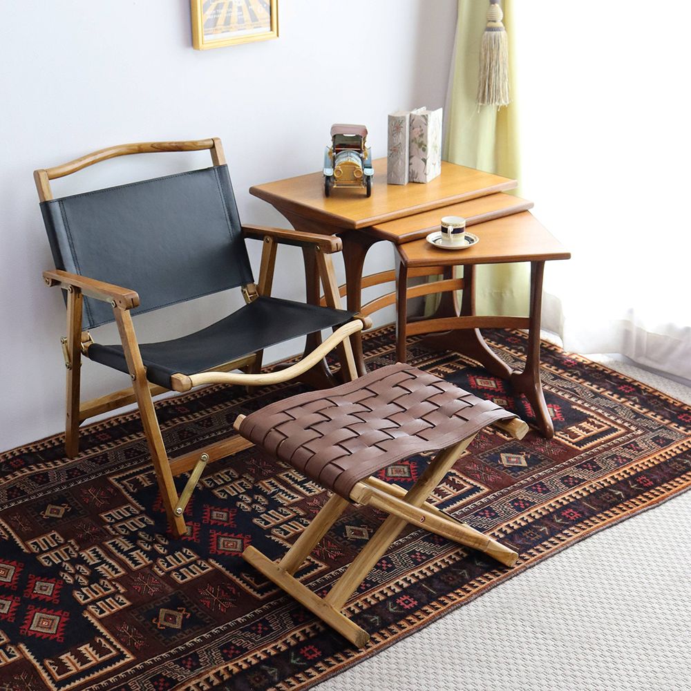 カッコいい本革スツール♪ MR.ONE WR2-LOG001