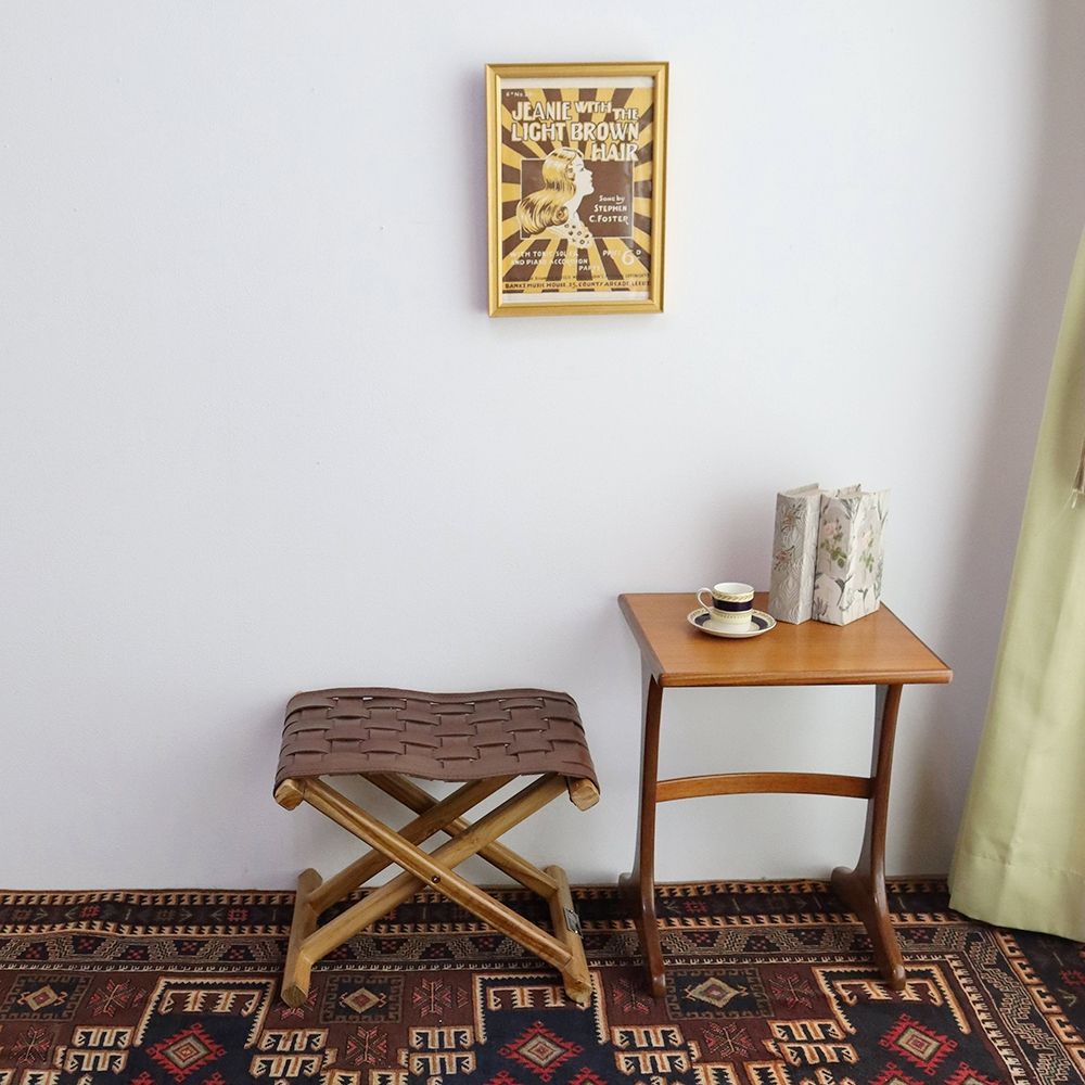 カッコいい本革スツール♪ MR.ONE WR2-LOG001