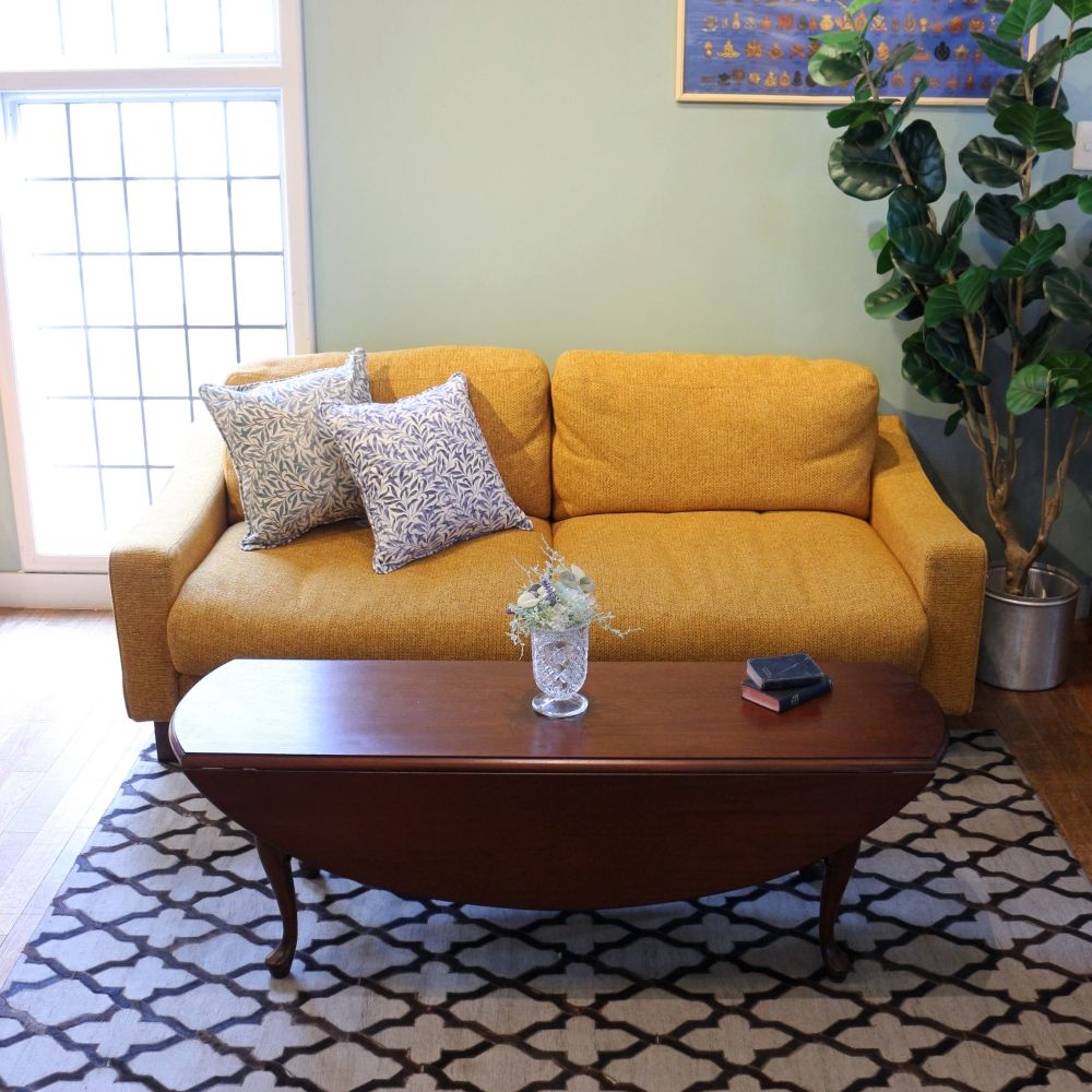 オシャレな猫脚♪ ドロップリーフコーヒーテーブル AA1-LD-DCT