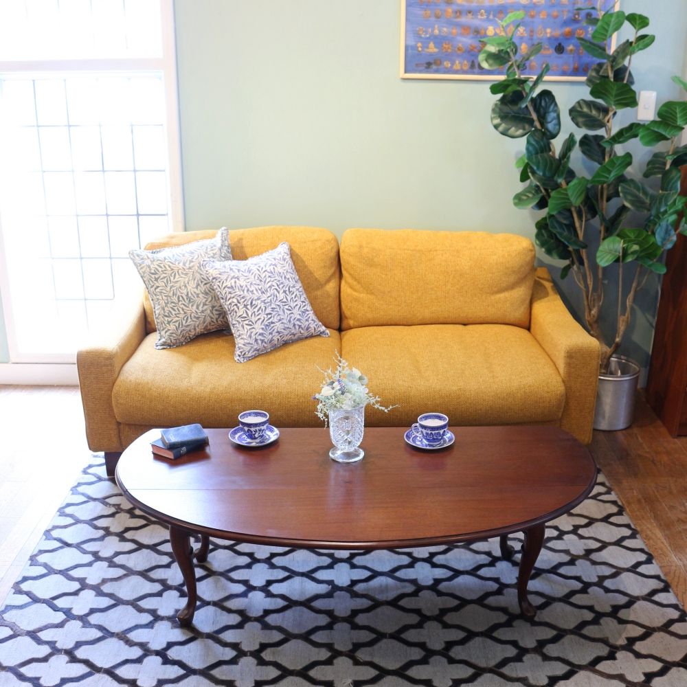 オシャレな猫脚♪ ドロップリーフコーヒーテーブル AA1-LD-DCT