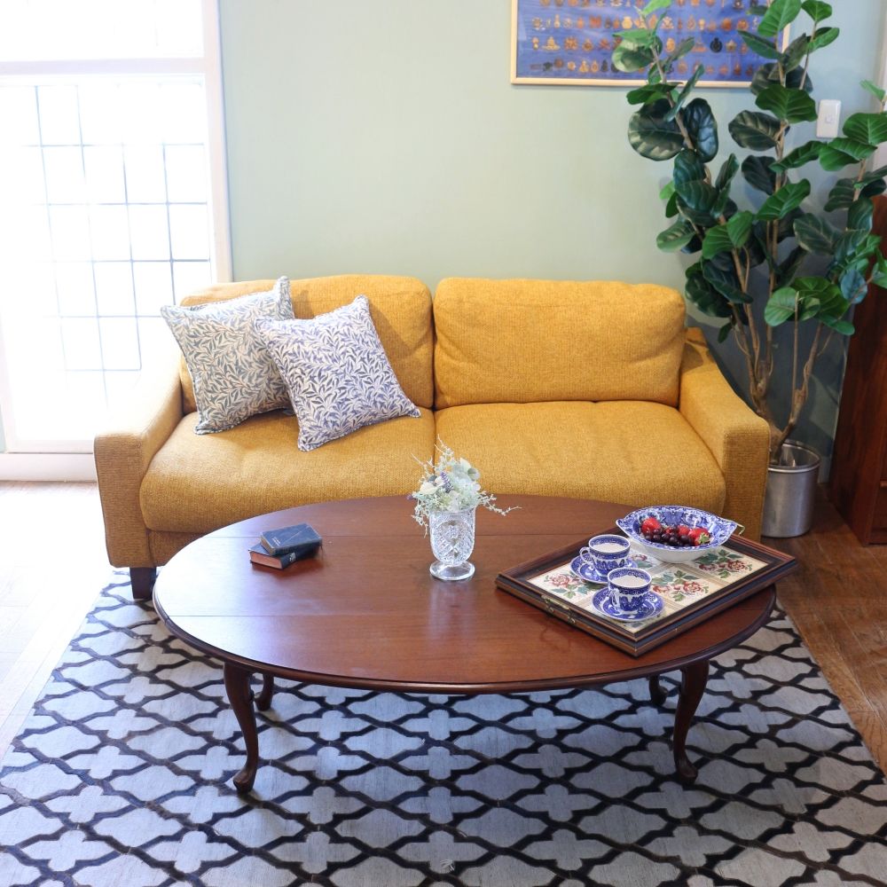 オシャレな猫脚♪ ドロップリーフコーヒーテーブル AA1-LD-DCT