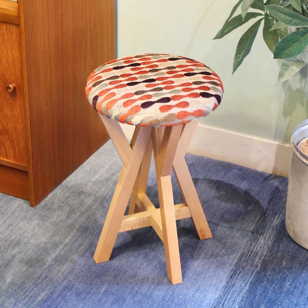 オシャレなフォルム♪ ファブリックスツール AA2-AZ2-UP157