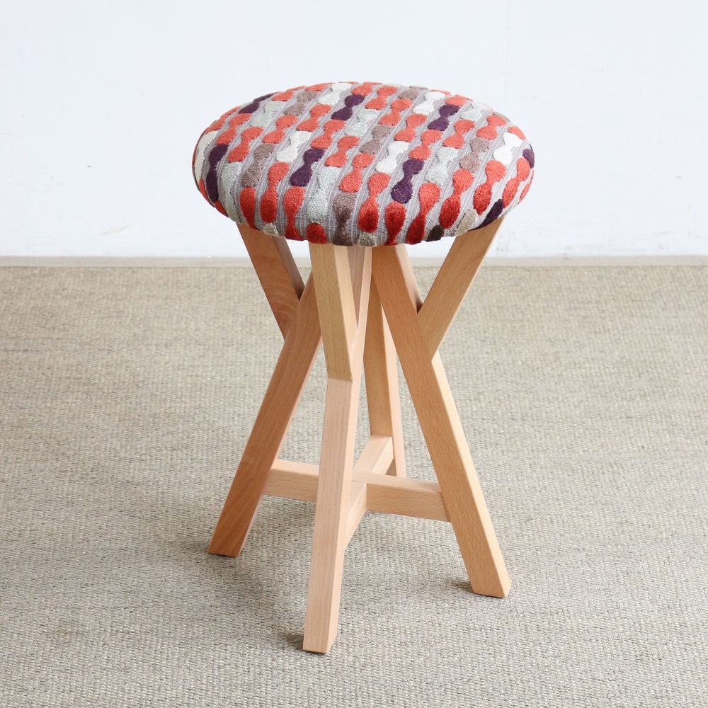 オシャレなフォルム♪ ファブリックスツール AA2-AZ2-UP157