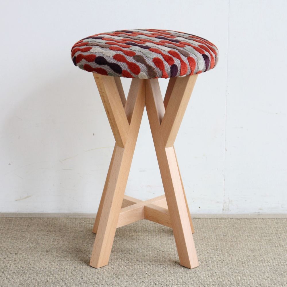 オシャレなフォルム♪ ファブリックスツール AA2-AZ2-UP157