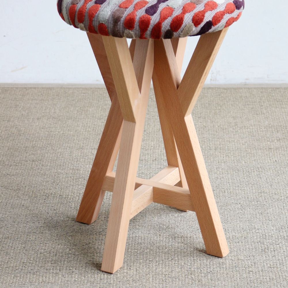 オシャレなフォルム♪ ファブリックスツール AA2-AZ2-UP157