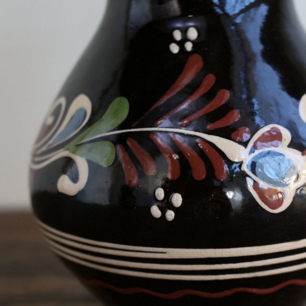 オシャレなフォルム♪ ヴィンテージ セラミックジャグ(ハンガリー製) BR1-HU20-082-001