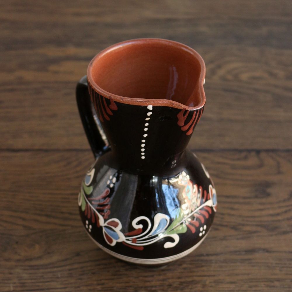 オシャレなフォルム♪ ヴィンテージ セラミックジャグ(ハンガリー製) BR1-HU20-082-001