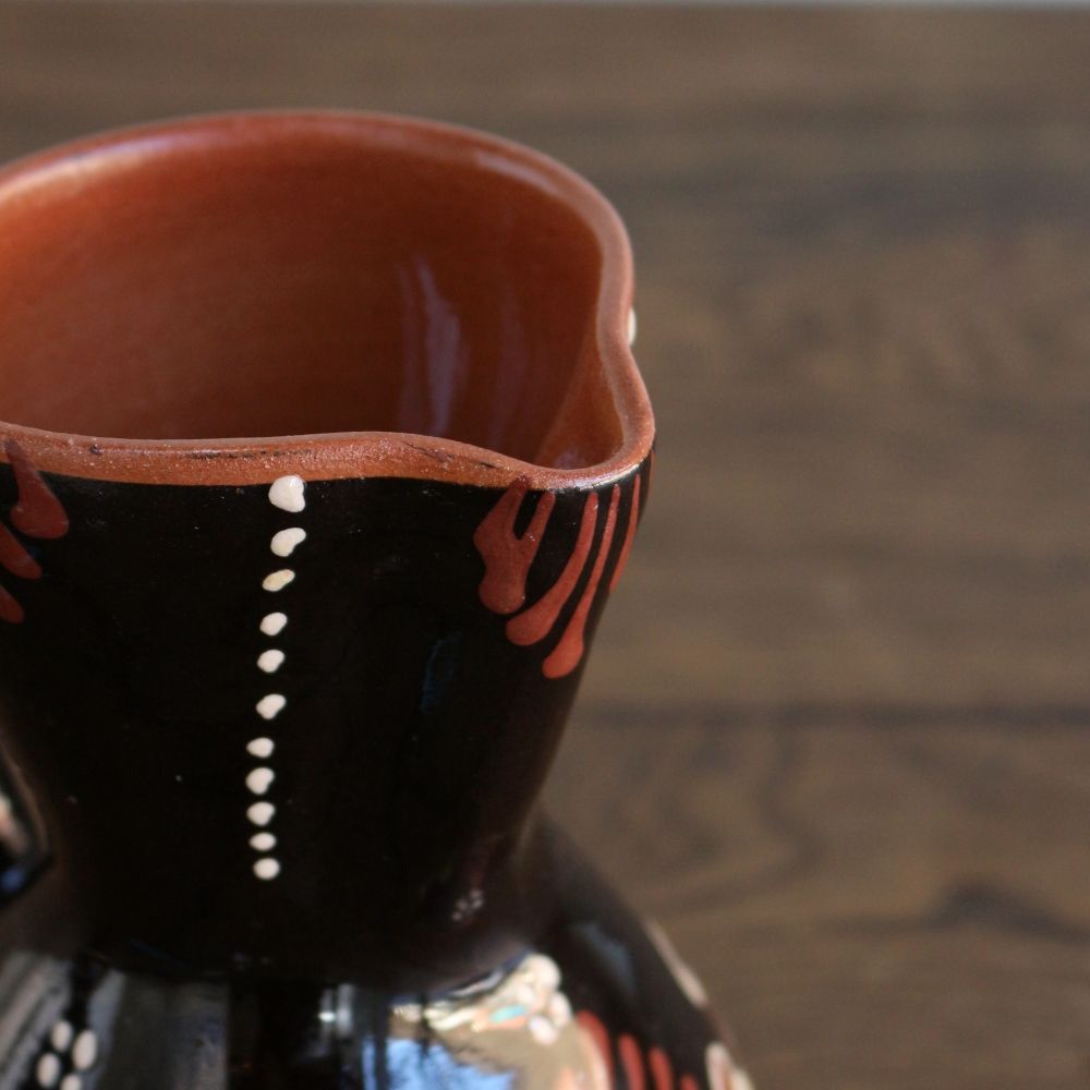 オシャレなフォルム♪ ヴィンテージ セラミックジャグ(ハンガリー製) BR1-HU20-082-001