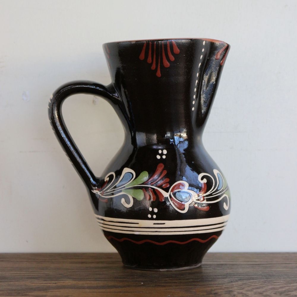 オシャレなフォルム♪ ヴィンテージ セラミックジャグ(ハンガリー製) BR1-HU20-082-002