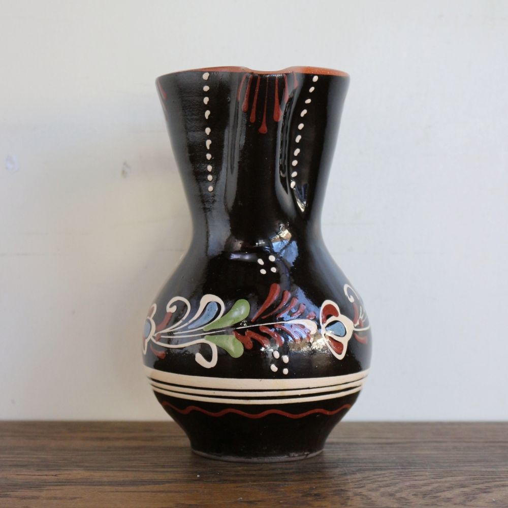 オシャレなフォルム♪ ヴィンテージ セラミックジャグ(ハンガリー製) BR1-HU20-082-002