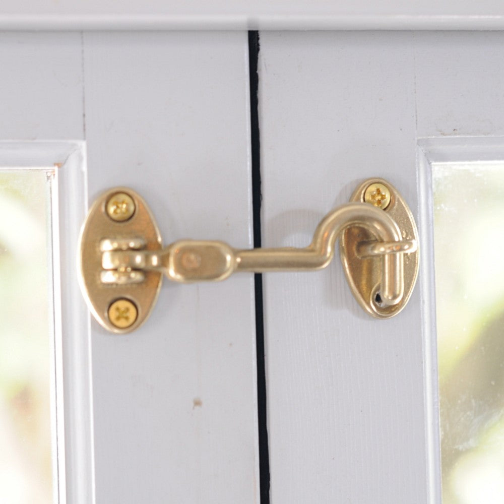 経年変化をお楽しみいただける、お洒落なストッパー♪ 真鍮製のあおり