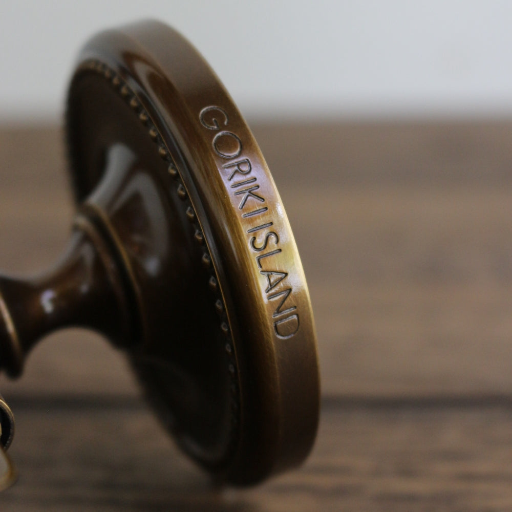 オシャレな存在感♪ トイレットペーパーホルダー PB 真鍮アンティーク仕上げ GR1-640616