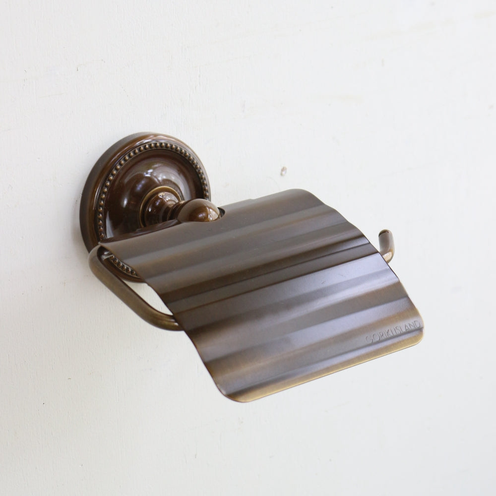 オシャレな存在感♪ トイレットペーパーホルダー PB 真鍮アンティーク仕上げ GR1-640616