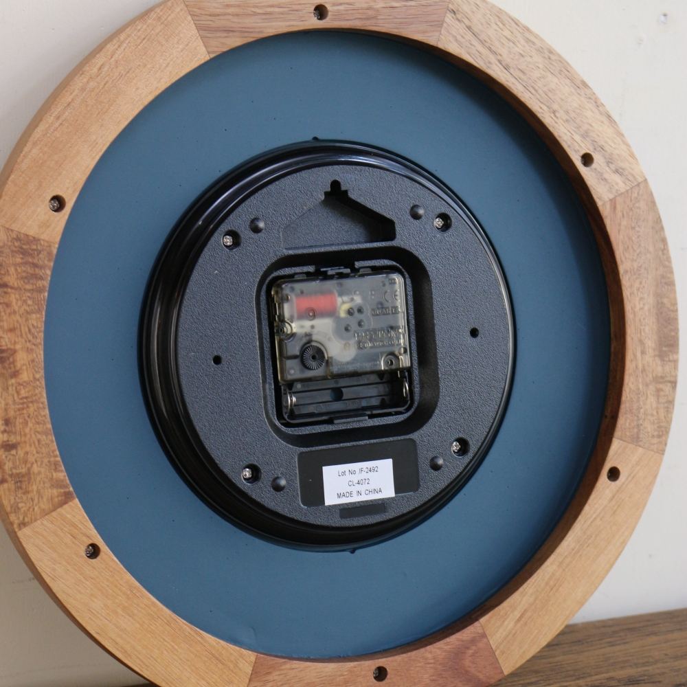 オシャレなネイビーカラー♪ 壁掛け時計「エコル」 IM1-CL-4072