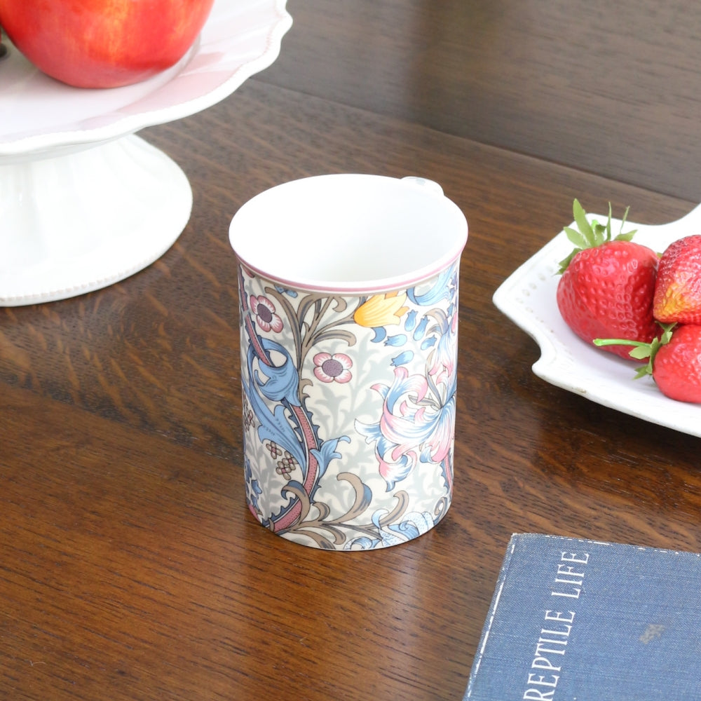 ウィリアム・モリス デザインで息抜きを♪ マグカップ ゴールデンリリー KE1-WM-MG-GL