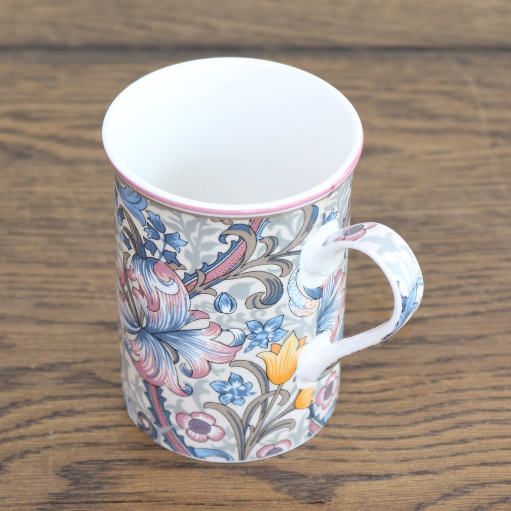 ウィリアム・モリス デザインで息抜きを♪ マグカップ ゴールデンリリー KE1-WM-MG-GL