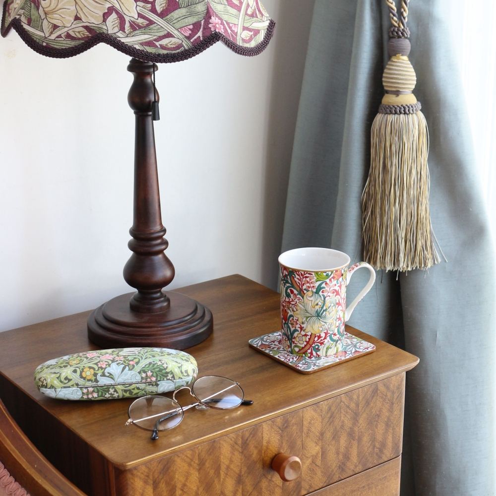 ウィリアム・モリス デザインで息抜きを♪ マグカップ ゴールデンリリー テラコッタ KE1-WM-MG-GLT