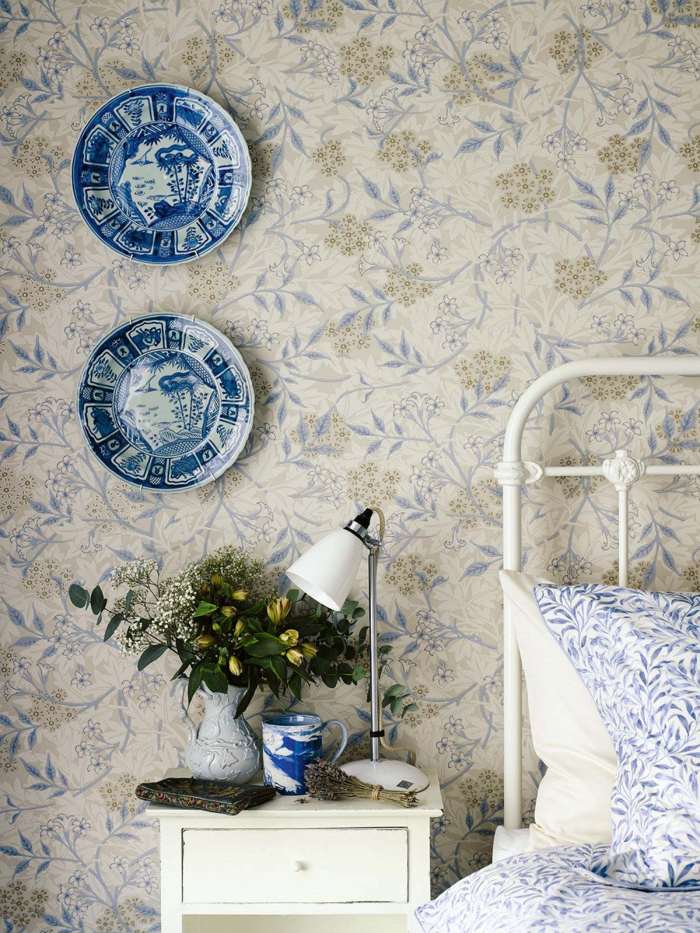 【ウィリアム・モリス】壁紙 Jasmine 216808 / 214724(ジャスミン) MA1-214724