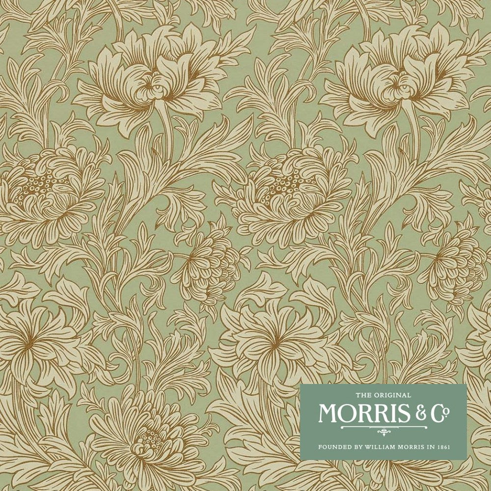 【ウィリアム・モリス】壁紙 Chrysanthemum Toile 216861 / DMOWCH104(クリサンセマム トワル) MA1-DMOWCH104