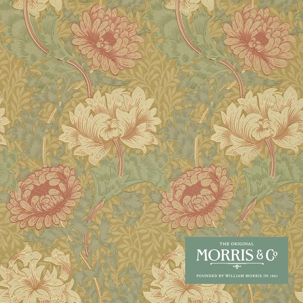 【ウィリアム・モリス】壁紙 Chrysanthemum 216860 / WM7612-3(クリサンセマム) MA1-WM7612-3