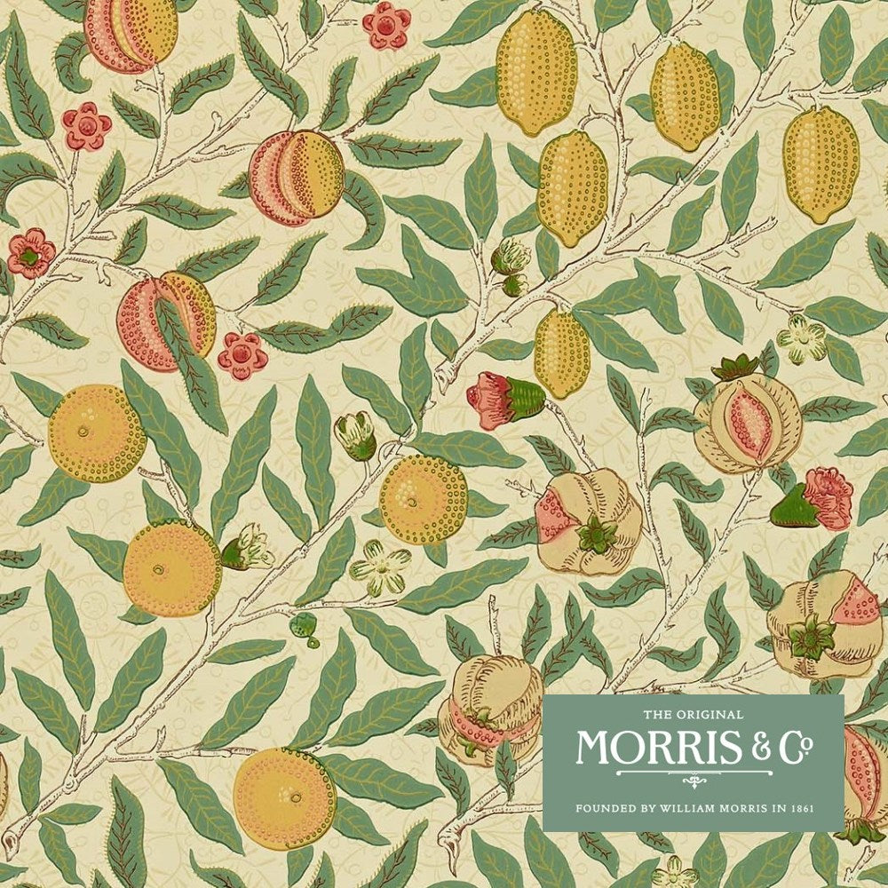 ウィリアムモリス　ぬいぐるみ　犬　William Morris フルーツ ウィリアム・モリス】壁紙 Fruit 216859 / WR8048-1（フルーツ） MA1