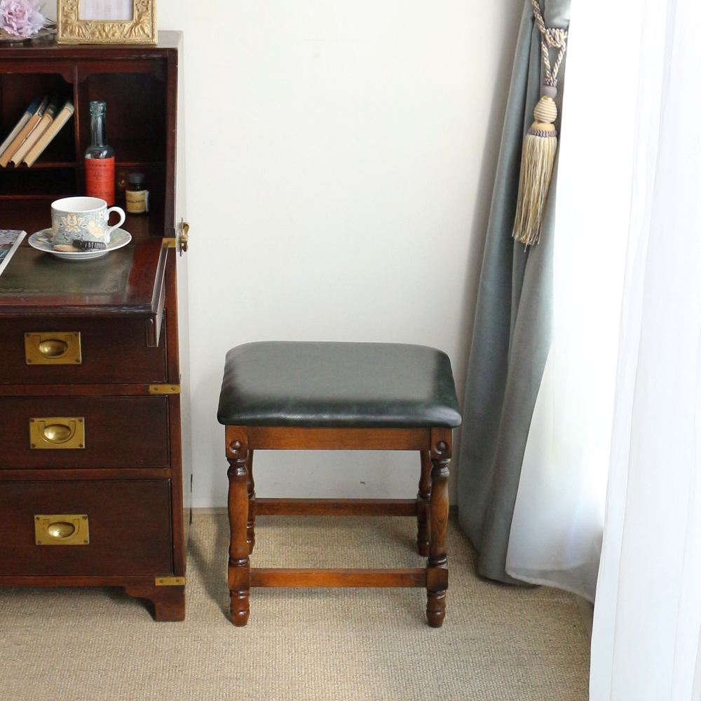 オシャレなアンティーク調♪ ドレッサー用スツール MC2-JG332A-L