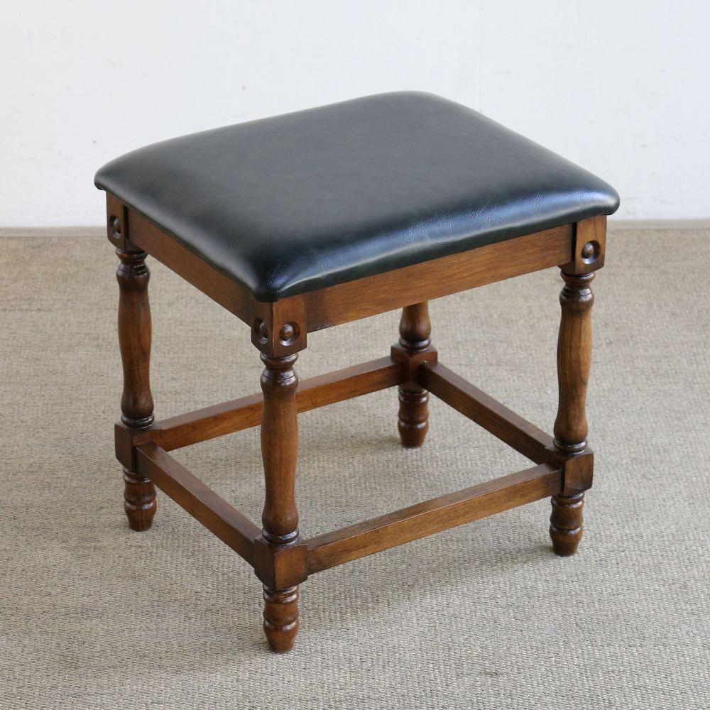 オシャレなアンティーク調♪ ドレッサー用スツール MC2-JG332A-L