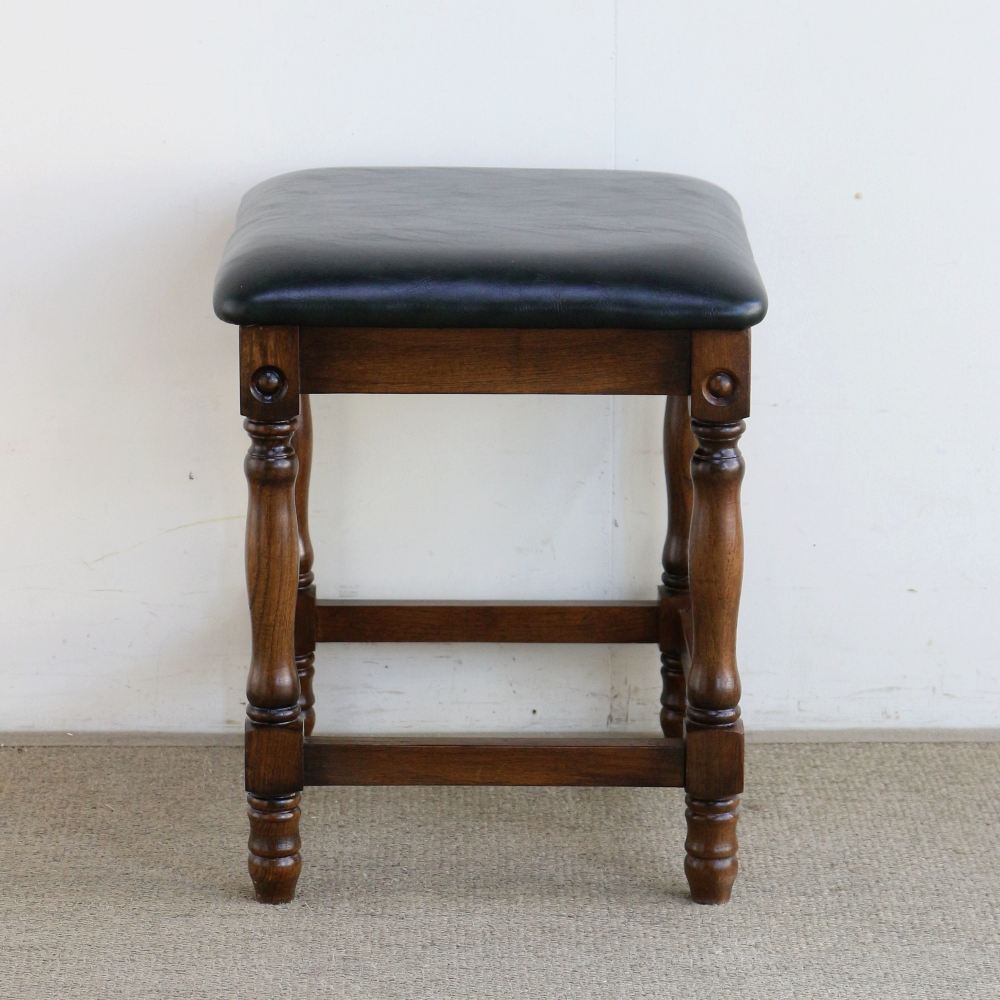 オシャレなアンティーク調♪ ドレッサー用スツール MC2-JG332A-L