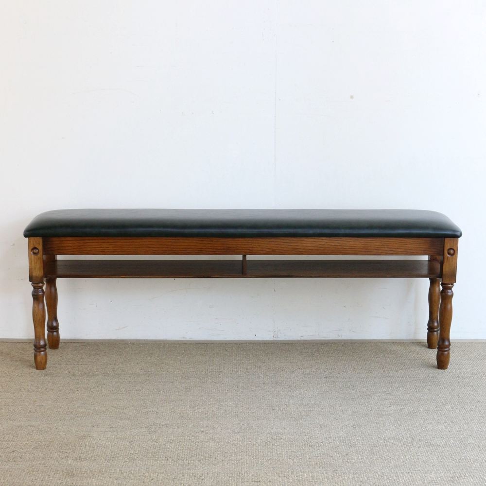 オシャレなベンチ♪ アンティーク調 玄関スツール(幅120) MC2-JG333-120