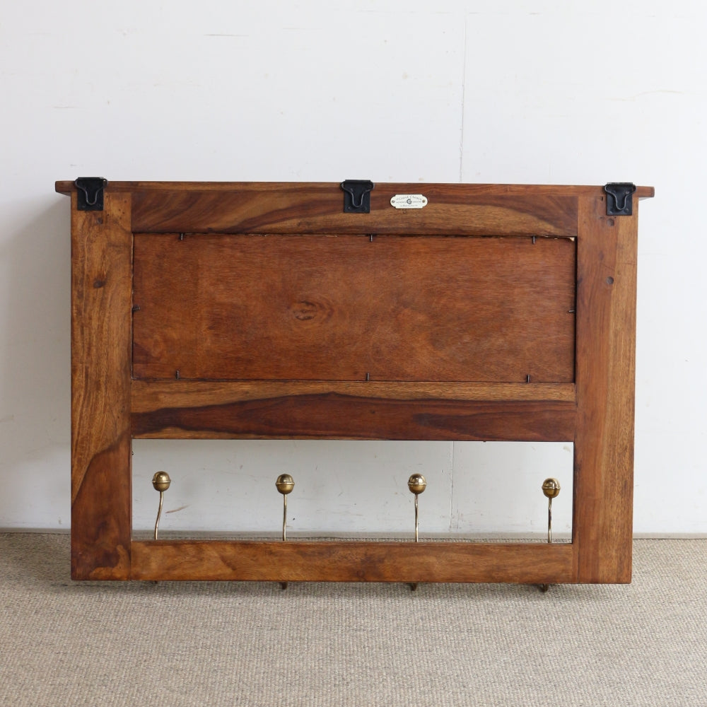 オシャレなアンティーク仕上げ♪ エントランスミラーシェルフ MN1-24033131