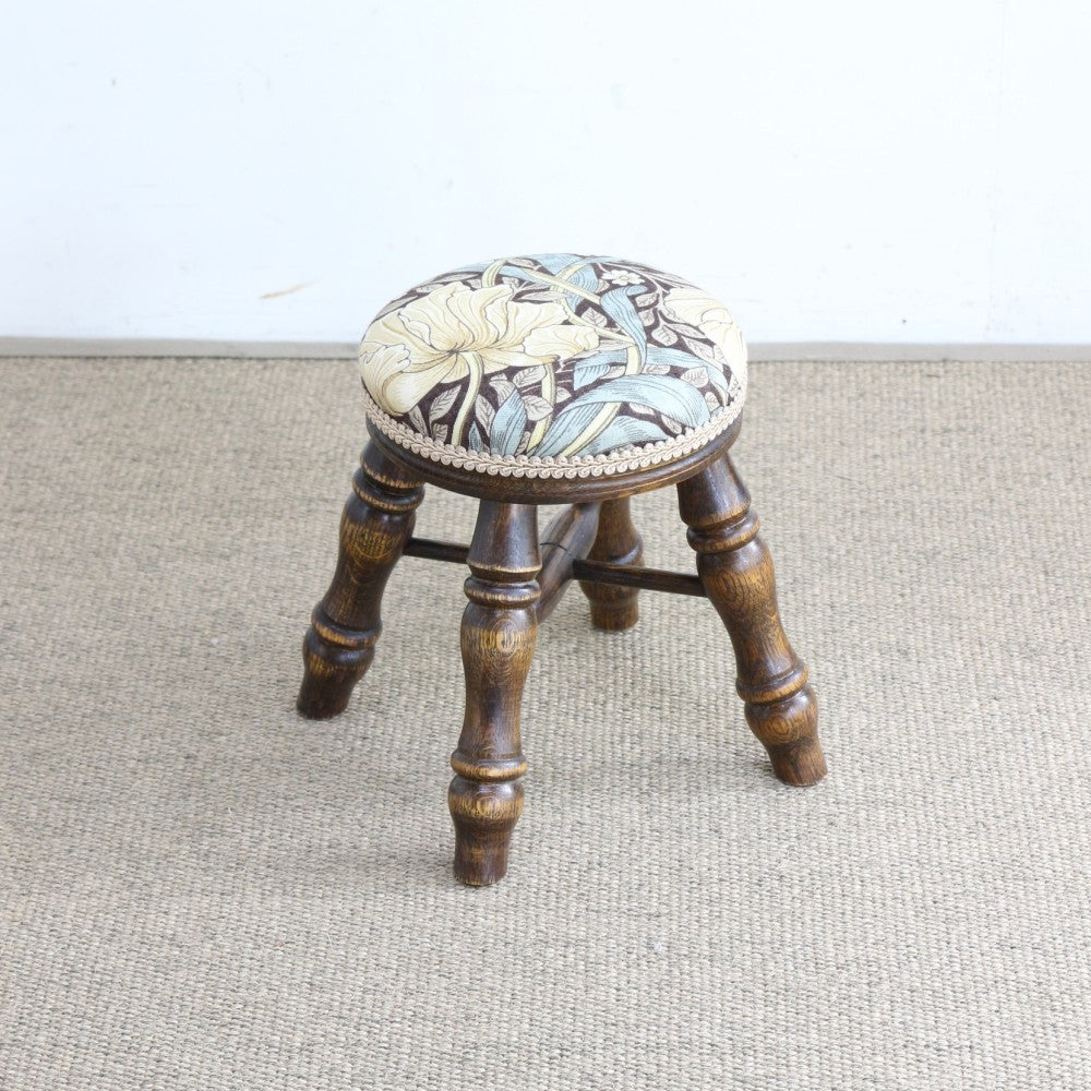 オシャレなベビースツール♪ 【ウィリアム・モリス】ピンパネル492 OL-BSL-PIMPER492