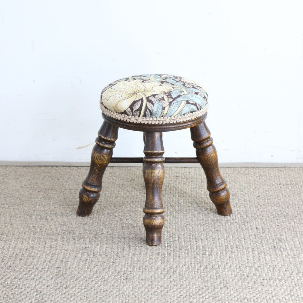 オシャレなベビースツール♪ 【ウィリアム・モリス】ピンパネル492 OL-BSL-PIMPER492