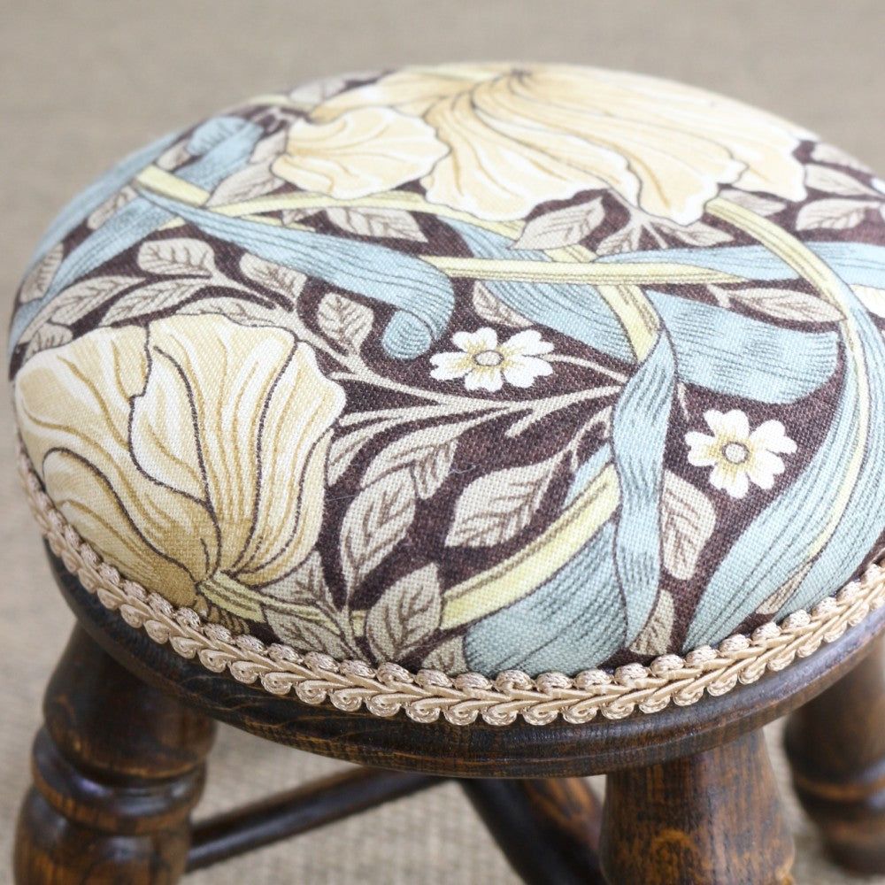 オシャレなベビースツール♪ 【ウィリアム・モリス】ピンパネル492 OL-BSL-PIMPER492