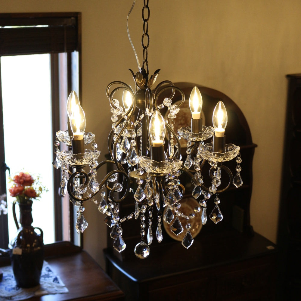 エレガントな輝き♪ シャンデリア 6灯 OR1-OB-004-6